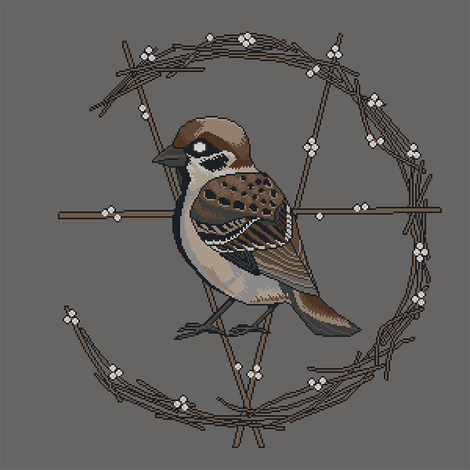 The Eurasian Tree Sparrow